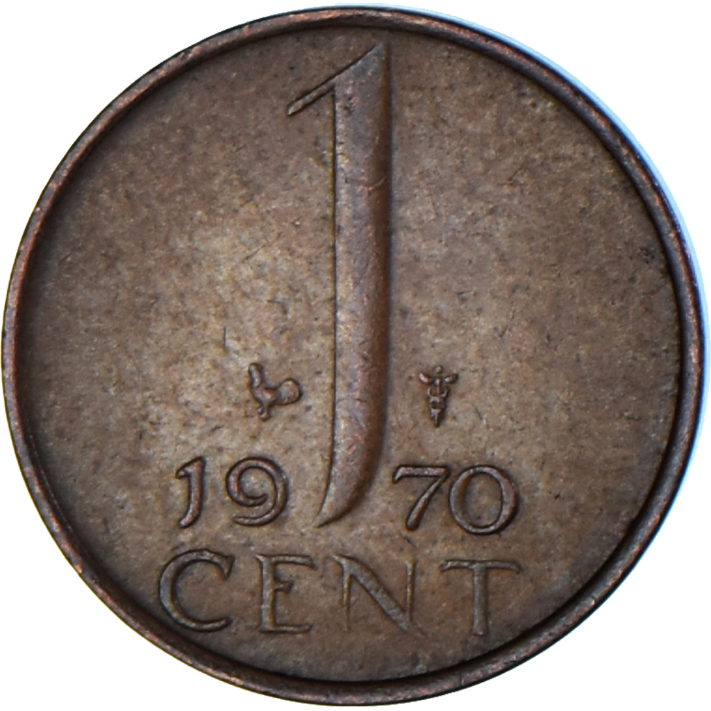 Coin, Netherlands, Cent, 1970