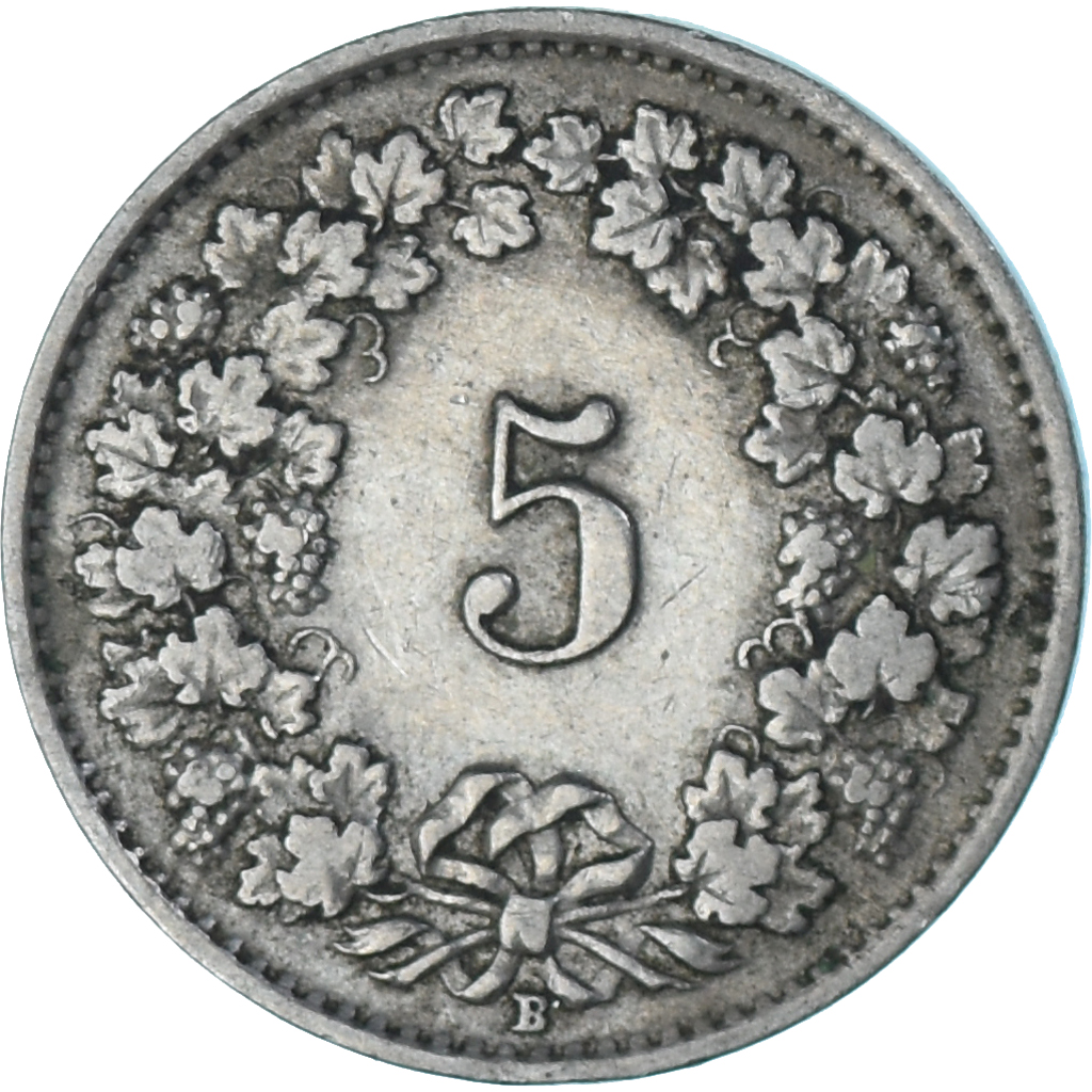 Coin, Switzerland, 5 Rappen, 1931