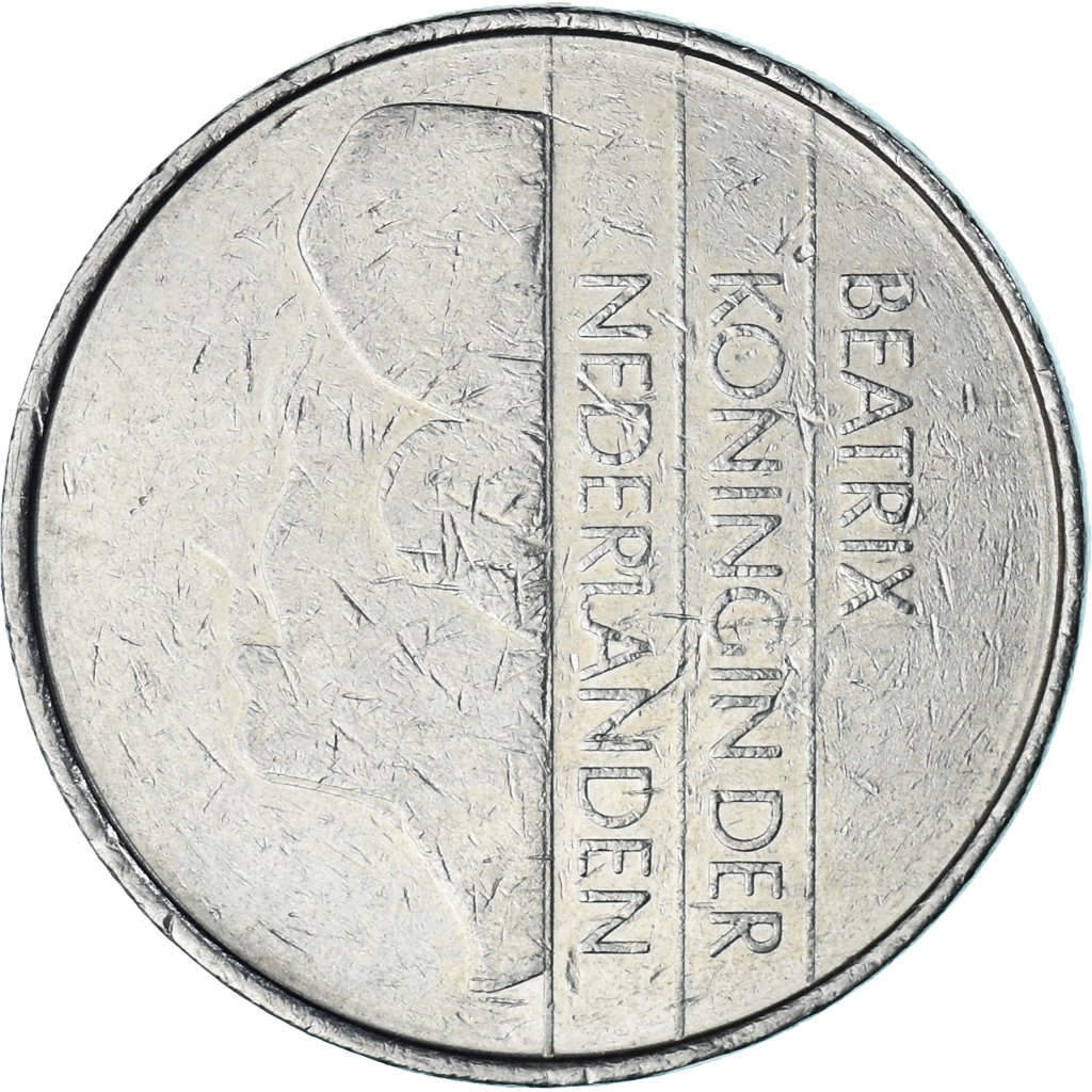 Coin, Netherlands, 2-1/2 Gulden, 1986