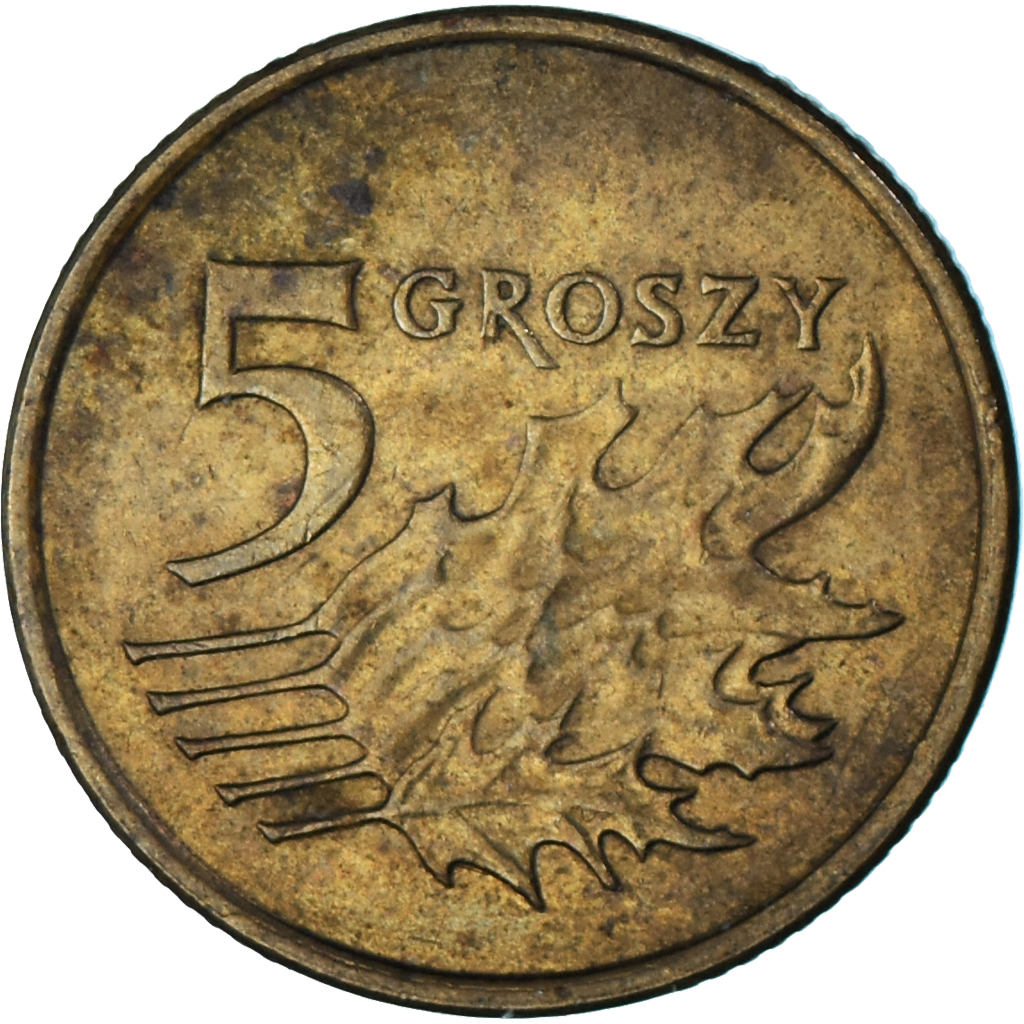 Coin, Poland, 5 Groszy, 2009