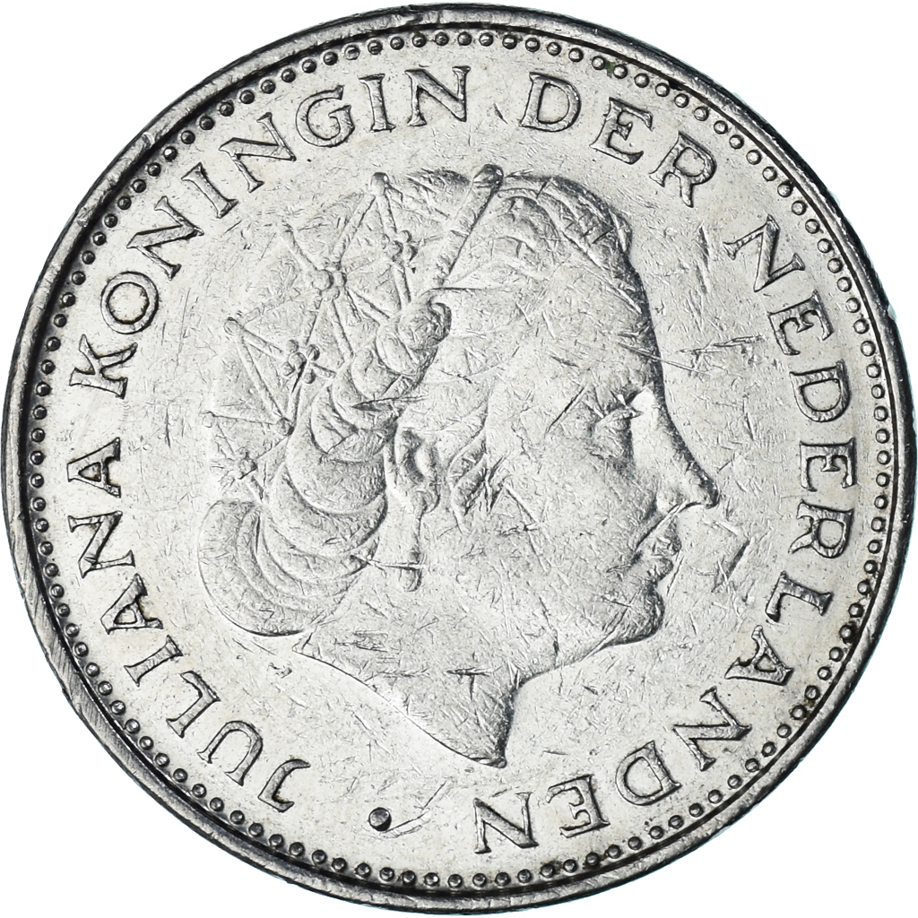 Coin, Netherlands, 2-1/2 Gulden, 1969