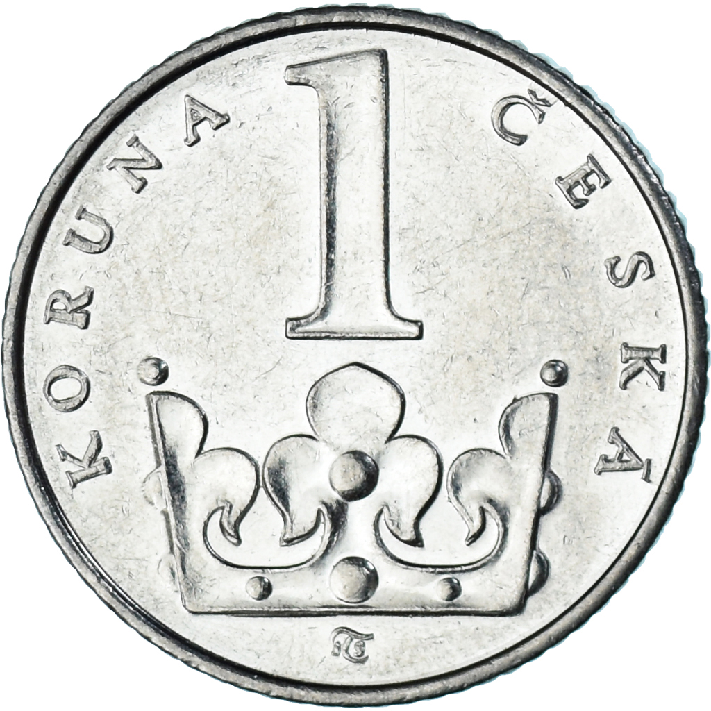 Coin, Czech Republic, Koruna, 1997