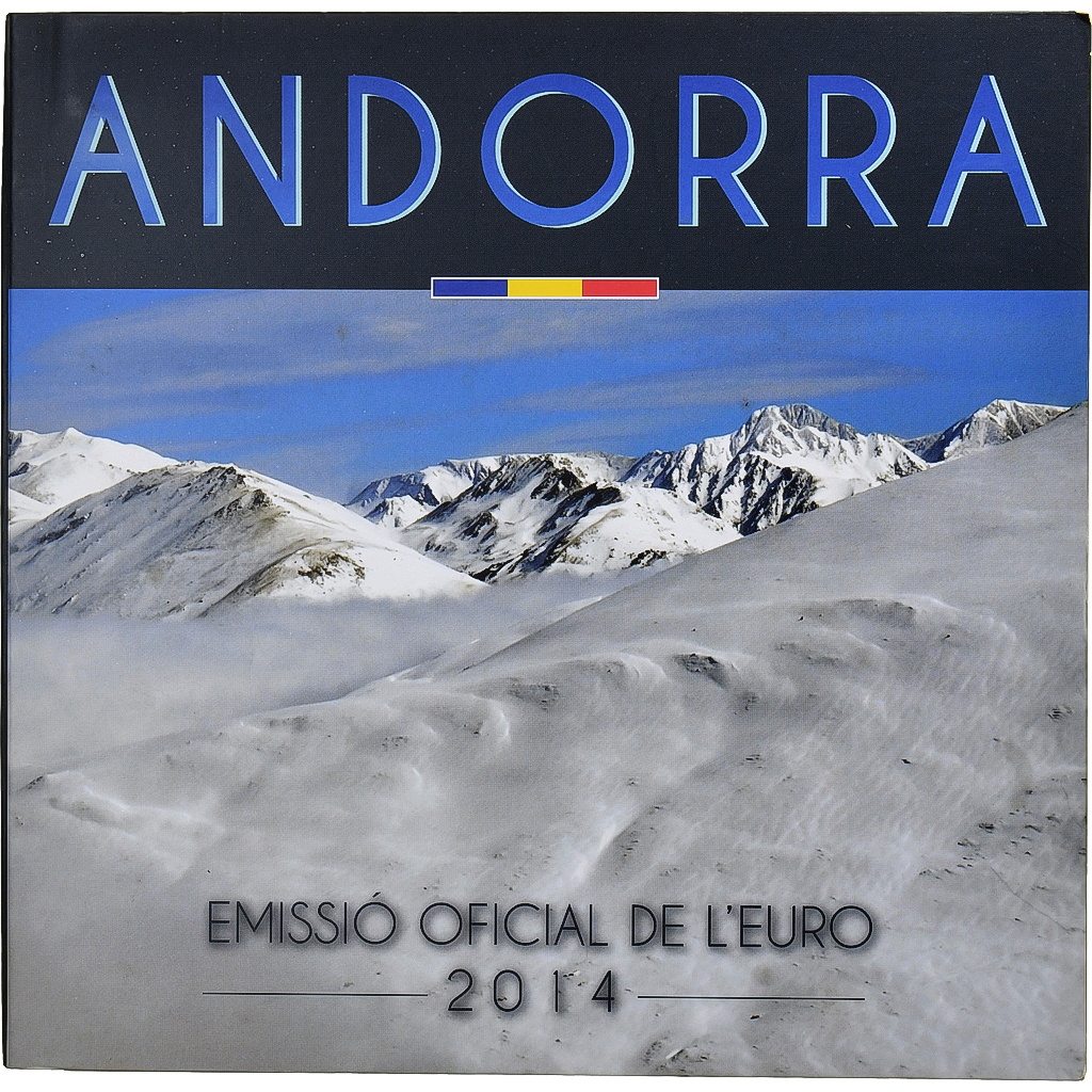 Andorra, Set 1 ct. - 2 Euro, 2014, Madrid, STGL