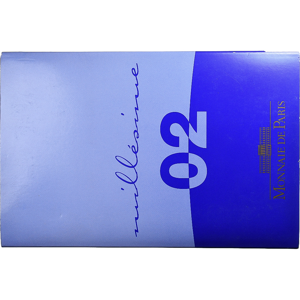 France, Coffret 1c. à 2€, Proof, 2002, MDP, MS