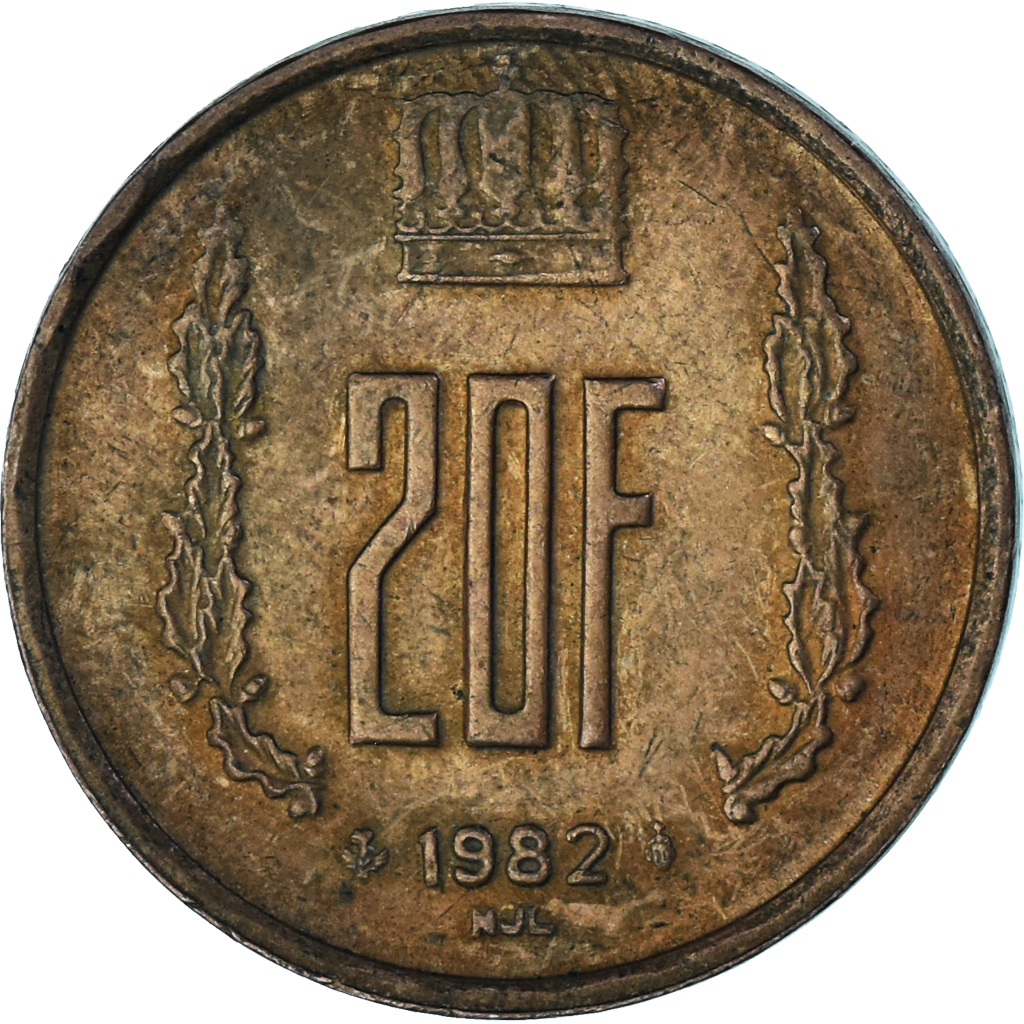 Coin, Luxembourg, 20 Francs, 1982