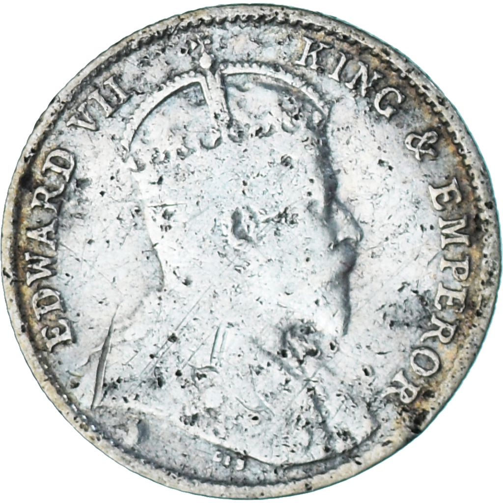 Coin, Ceylon, 10 Cents, 1908