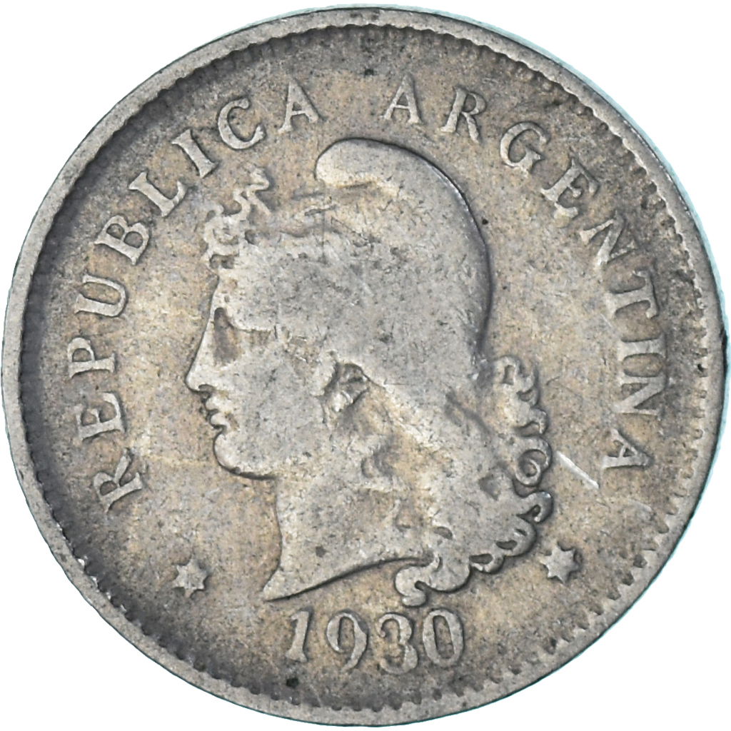 Coin, Argentina, 10 Centavos, 1930