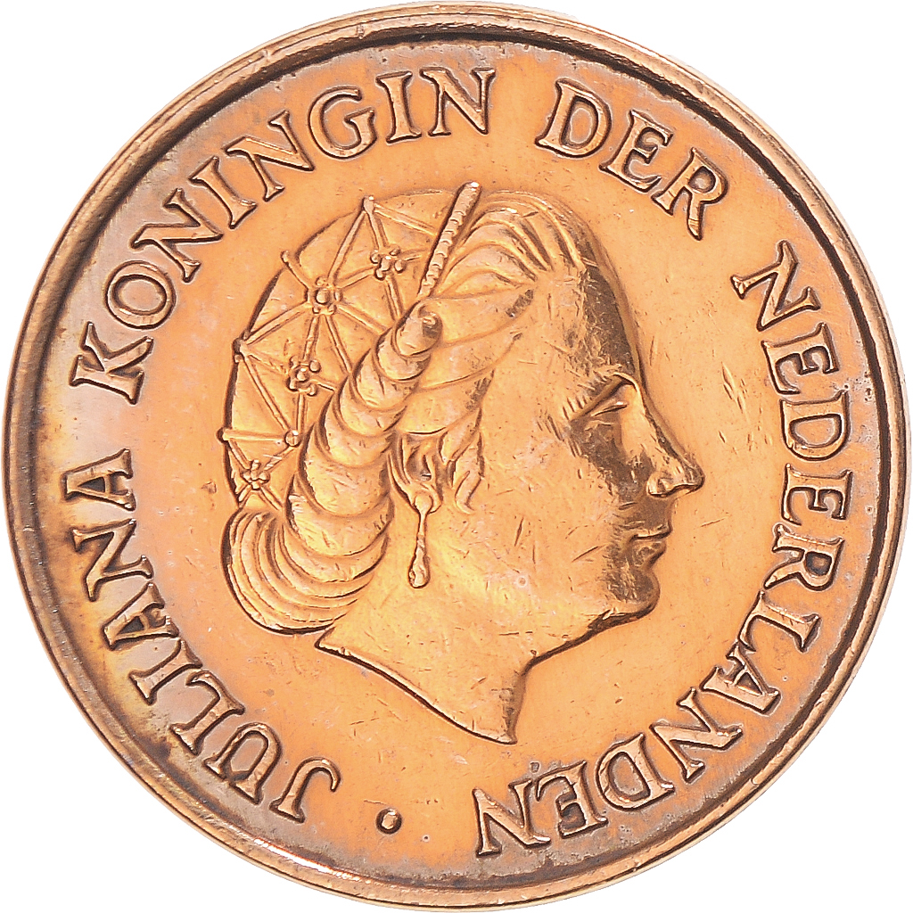 Coin, Netherlands, 5 Cents, 1969