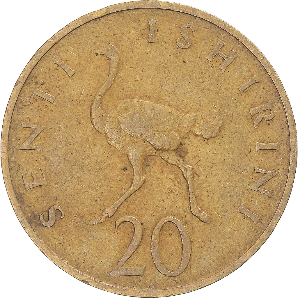 Coin, Tanzania, 20 Senti, 1966