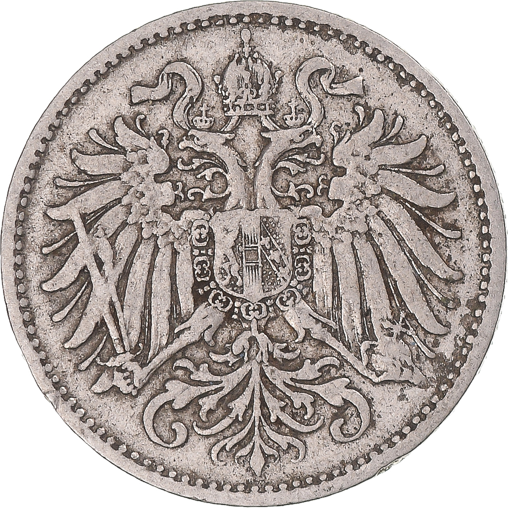 Coin, Austria, 10 Heller, 1893
