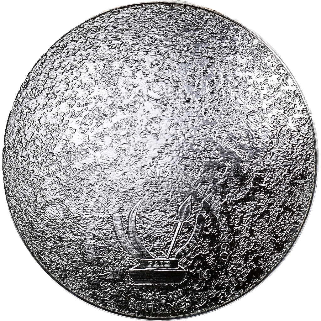 Congo Democratic Republic, 30 Francs, Galileo Galilei, 2014, MDP, Proof