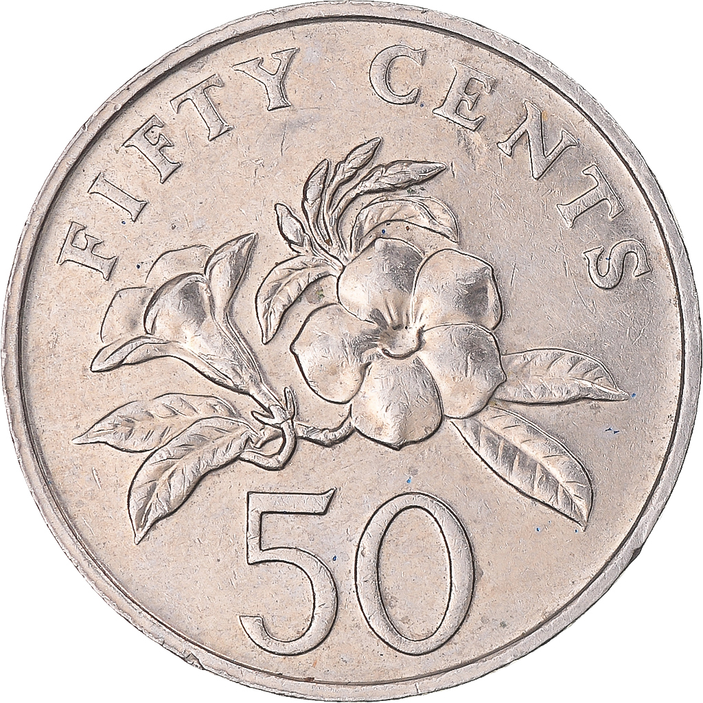 1351679] Coin, Singapore, 50 Cents, 2005 | eBay
