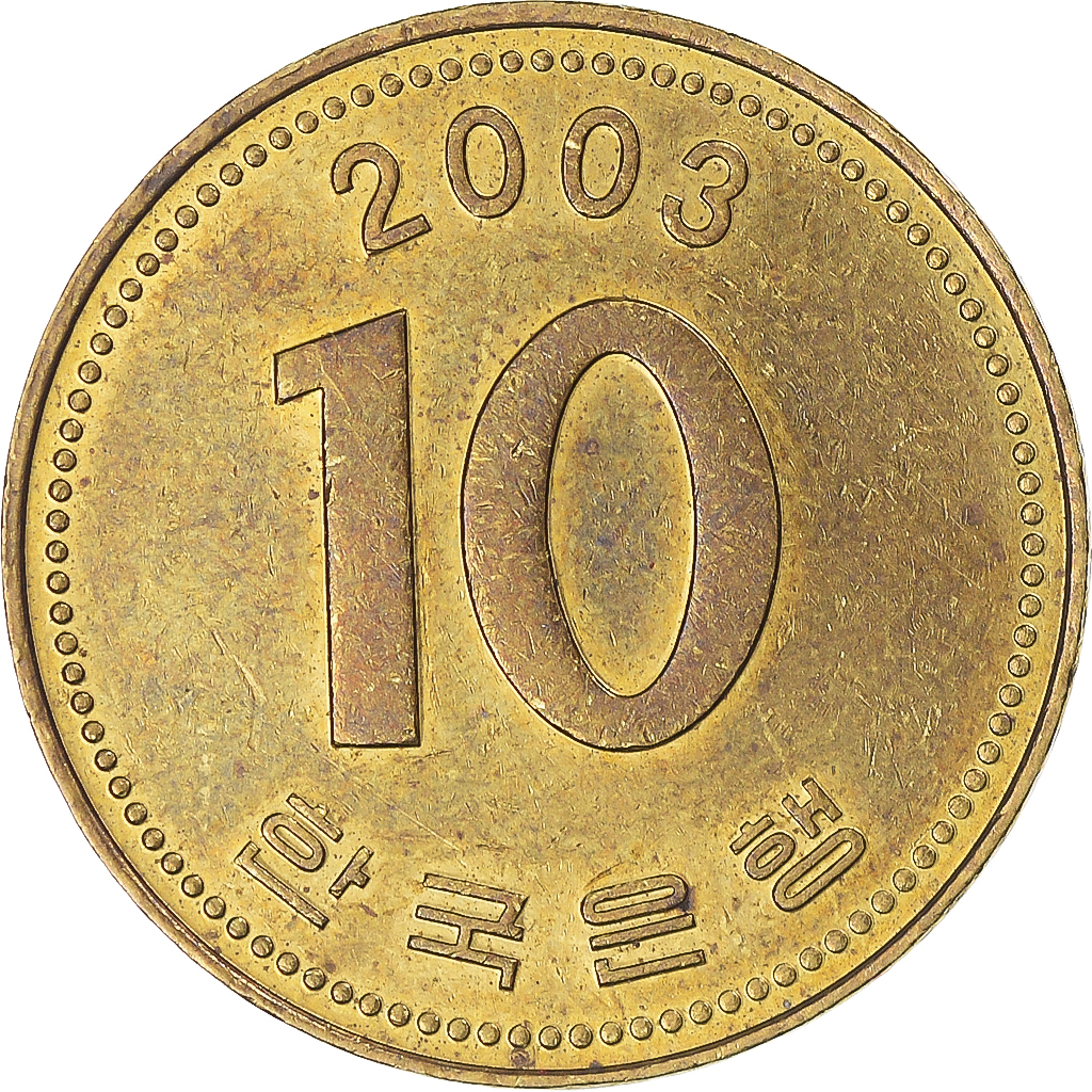 1351764] Coin, Korea, 10 Won, 2003 | eBay
