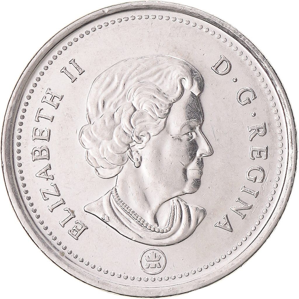 Coin, Canada, 25 Cents, 2007