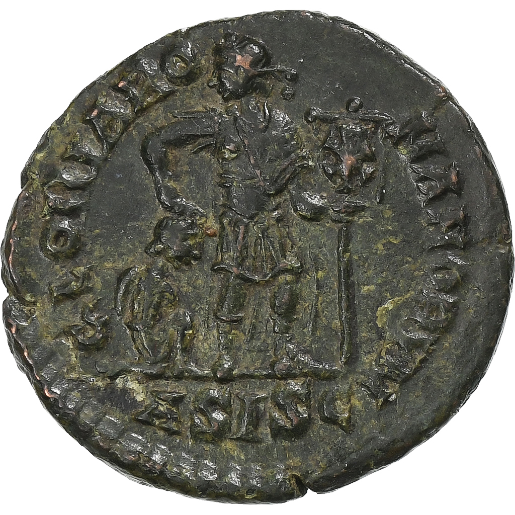 Valentinian I, Fraction Æ, 364-367, Siscia, Bronze, , RIC:5a