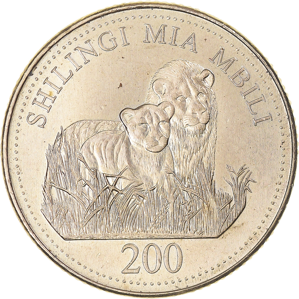 Tanzania, 200 Shilingi, 1998