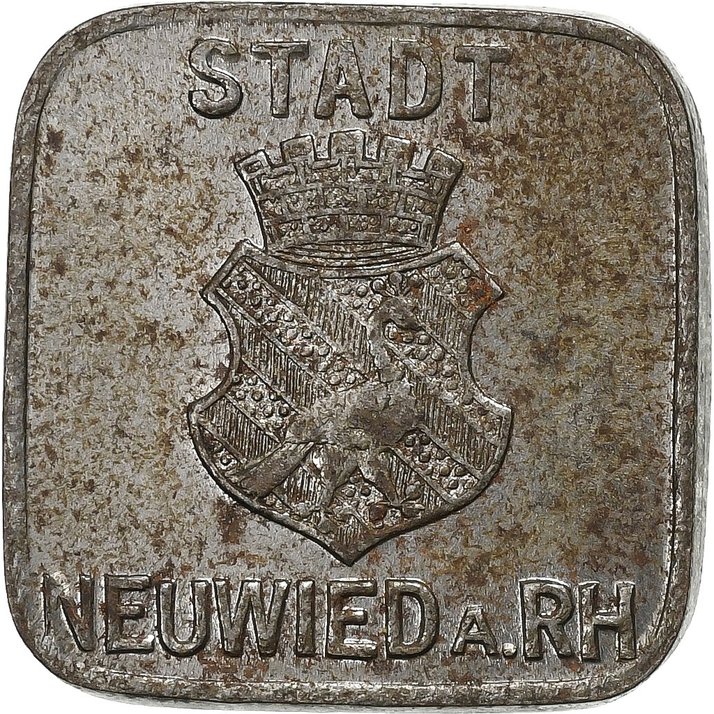 Prussia, Stadt Neuwied, 10 Pfennig, 1917, , Iron