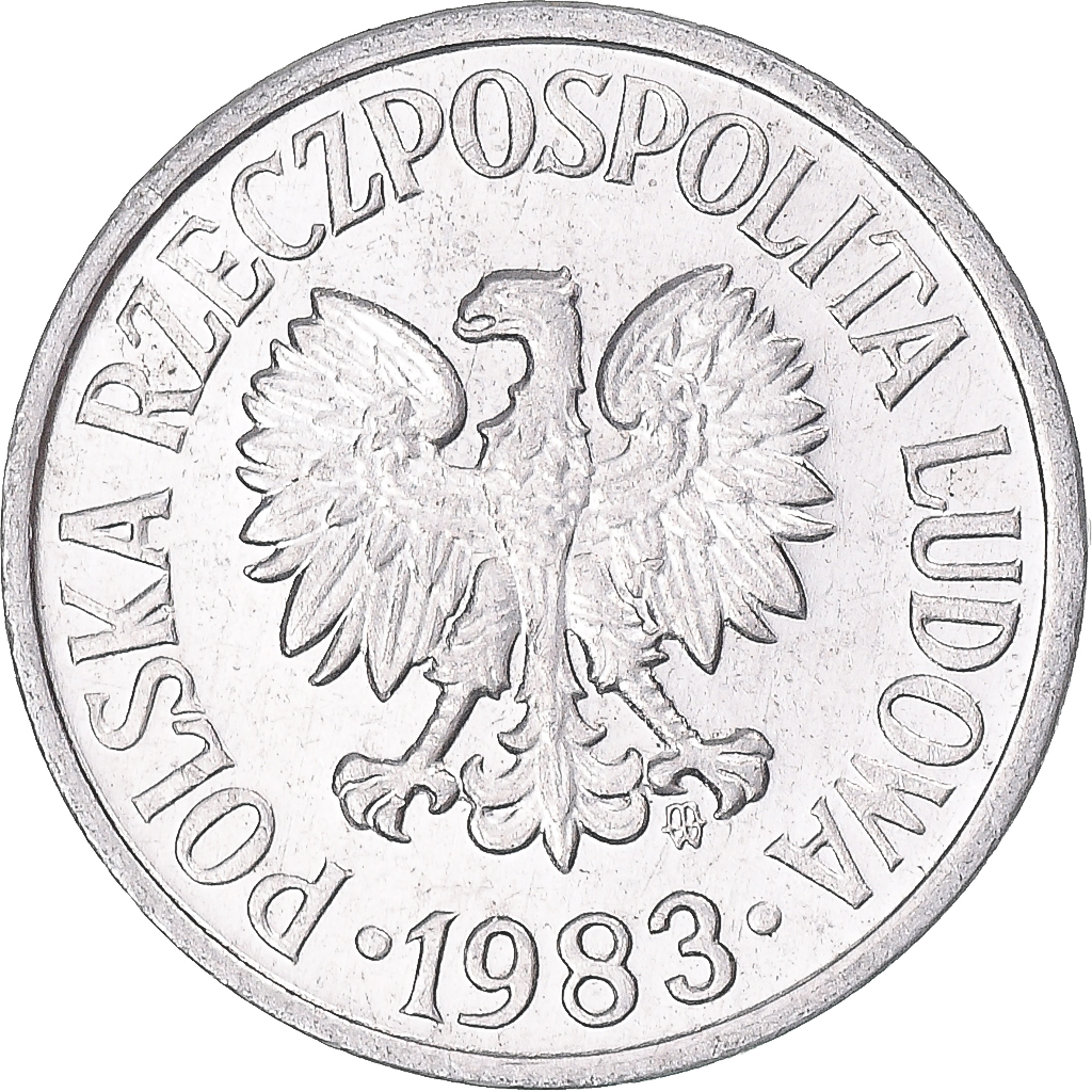 Coin, Poland, 10 Groszy, 1983