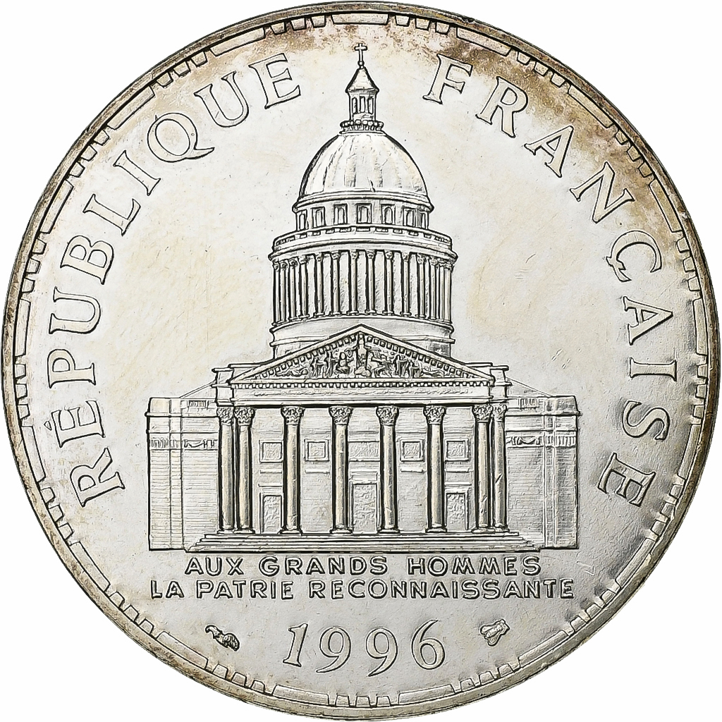 France, 100 Francs, Panthéon, 1996, MDP, Silver, , Gadoury:898