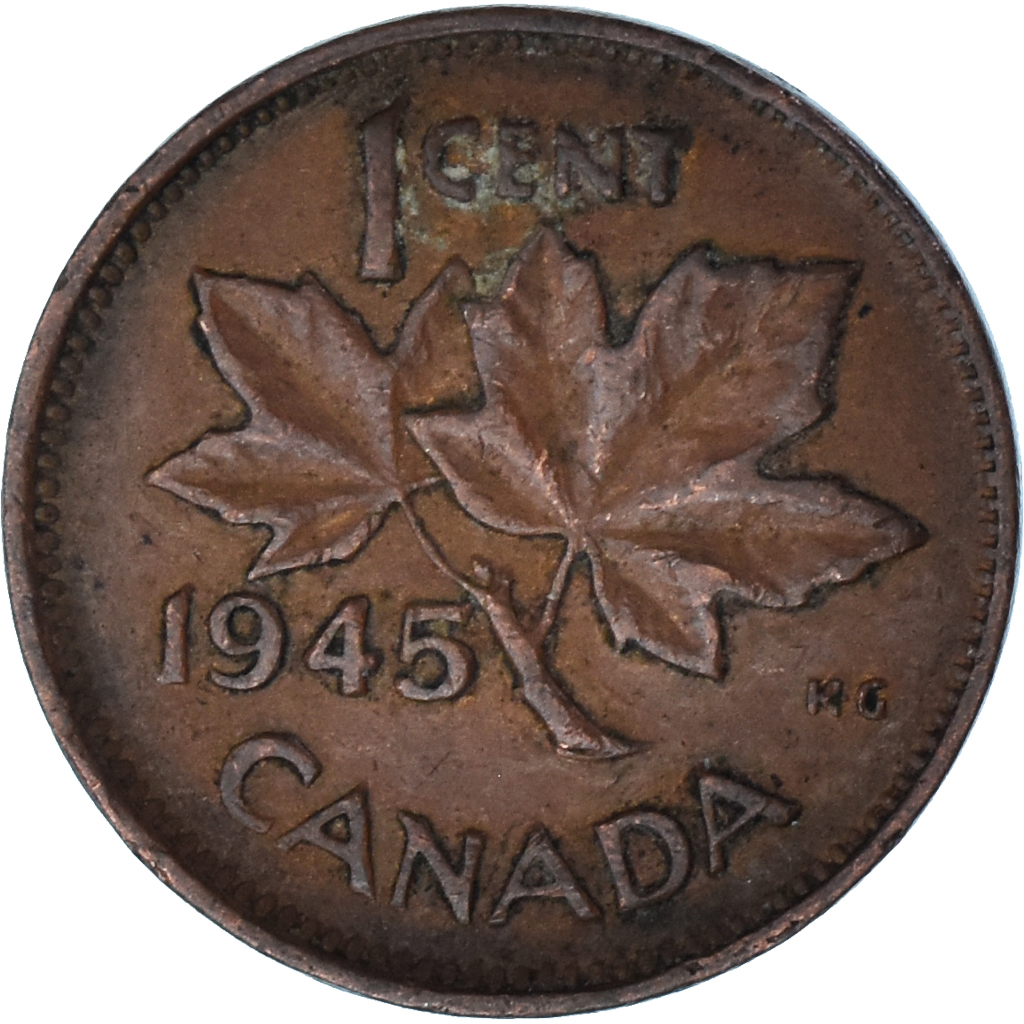 Canada, Cent, 1945