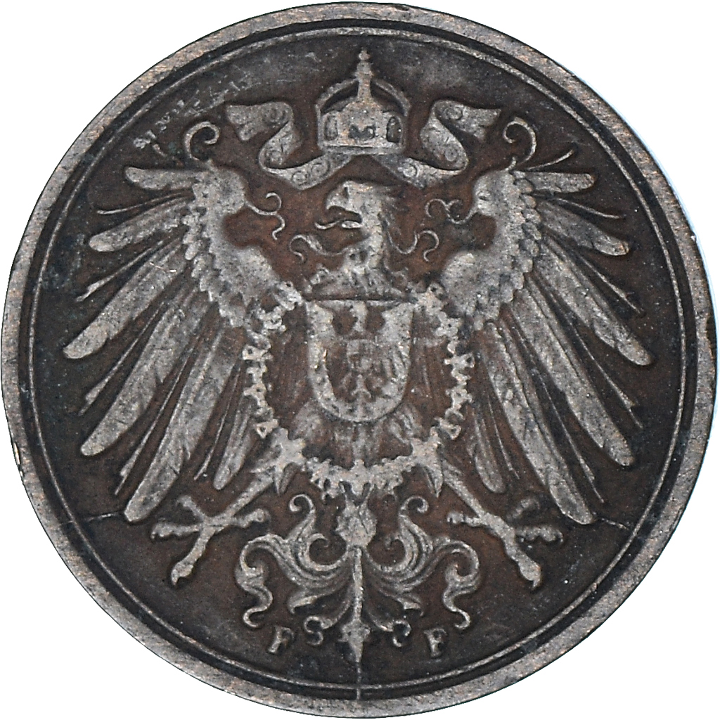Coin, Germany, Pfennig, 1912