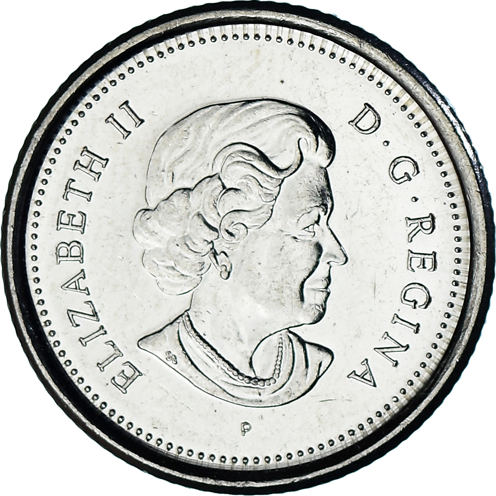Coin, Canada, 10 Cents, 2003