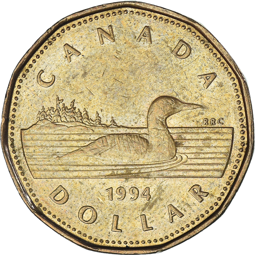 Coin, Canada, Dollar, 1994