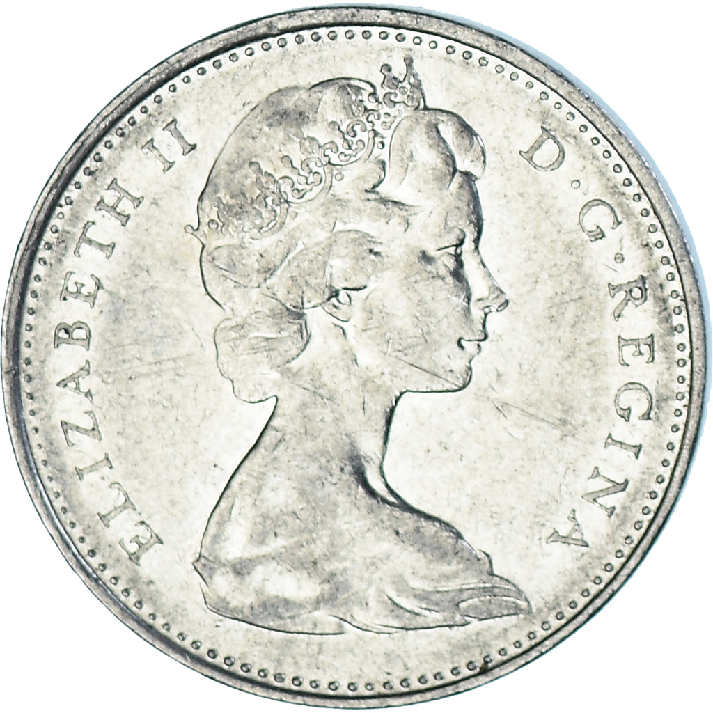 Coin, Canada, 5 Cents, 1974