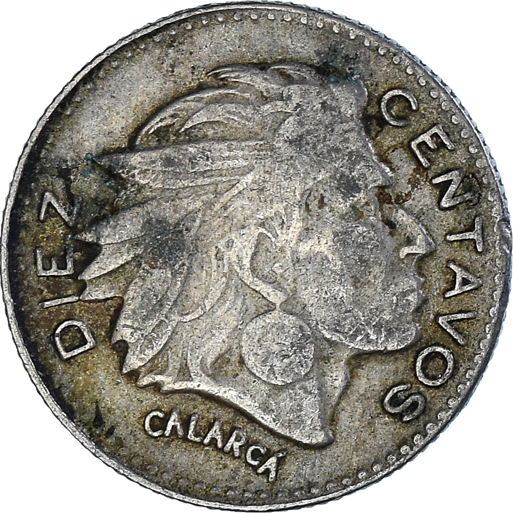Coin, Colombia, 10 Centavos, 1963