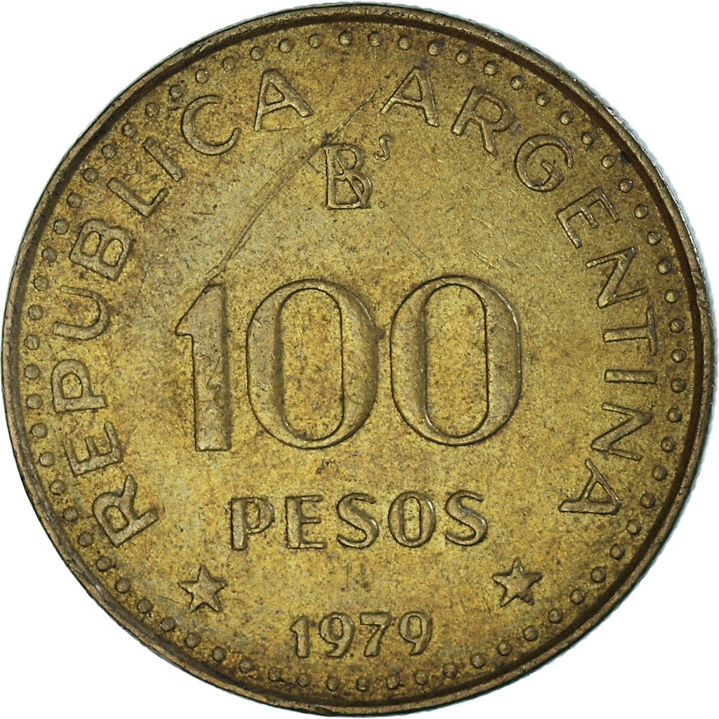 Coin, Argentina, 100 Pesos, 1979
