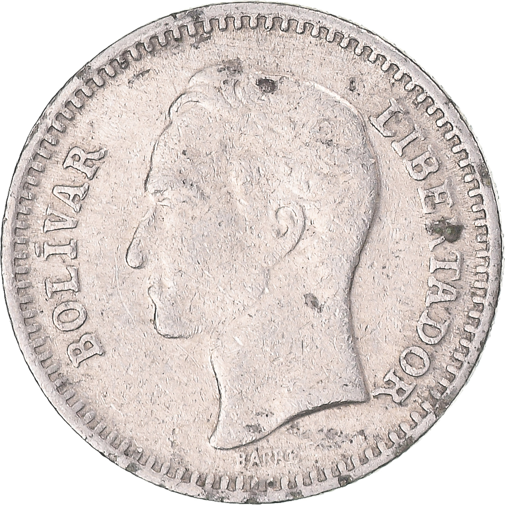 Coin, Venezuela, 25 Centimos, 1965