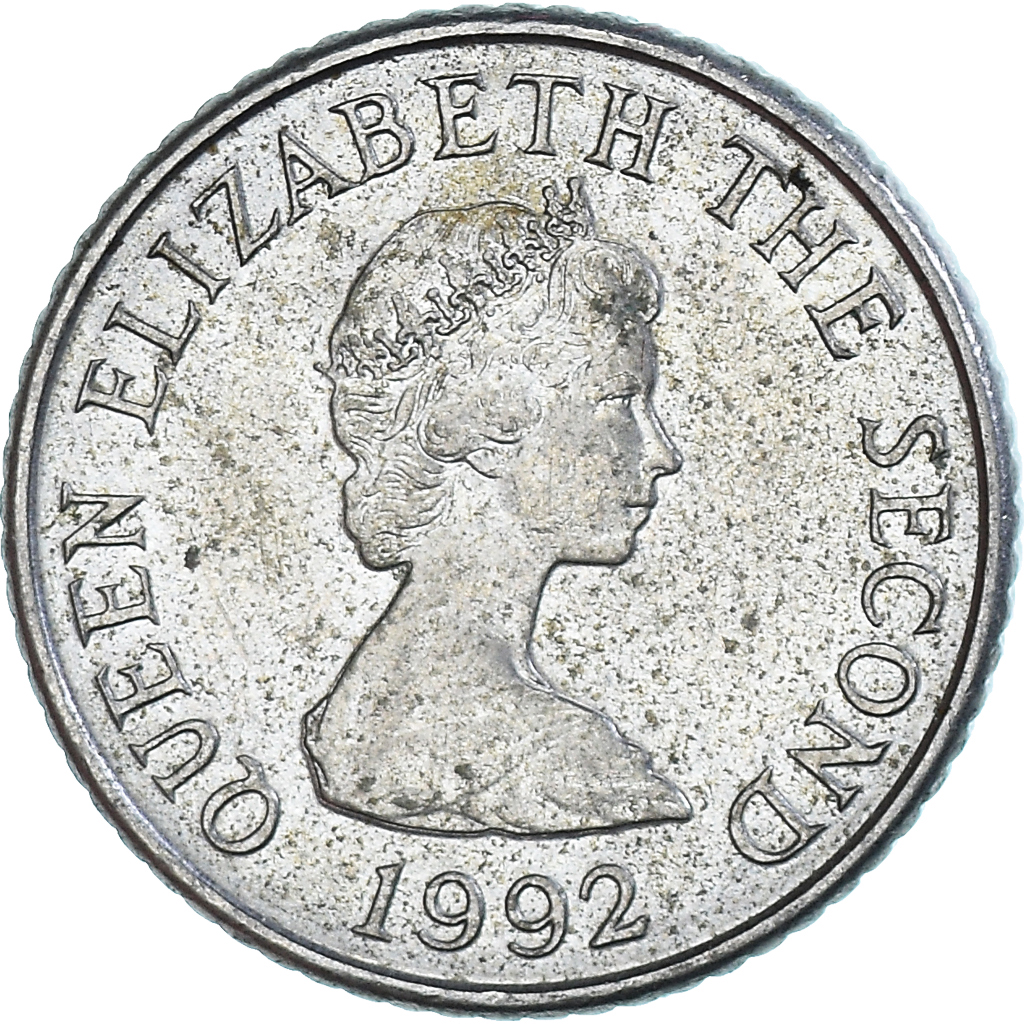 Coin, Jersey, 5 Pence, 1992