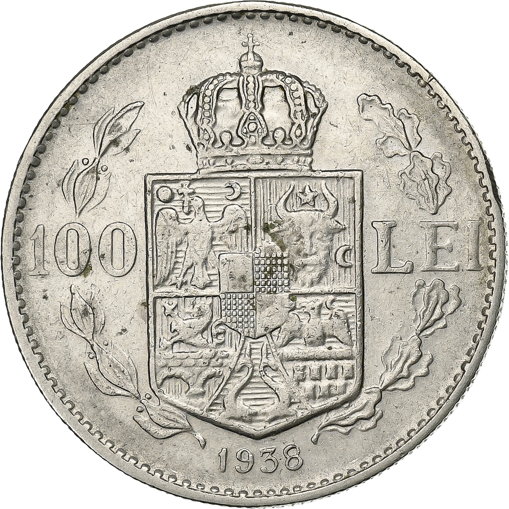 Romania, Carol II, 100 Lei, 1938, Bucarest, Nickel, , KM:54