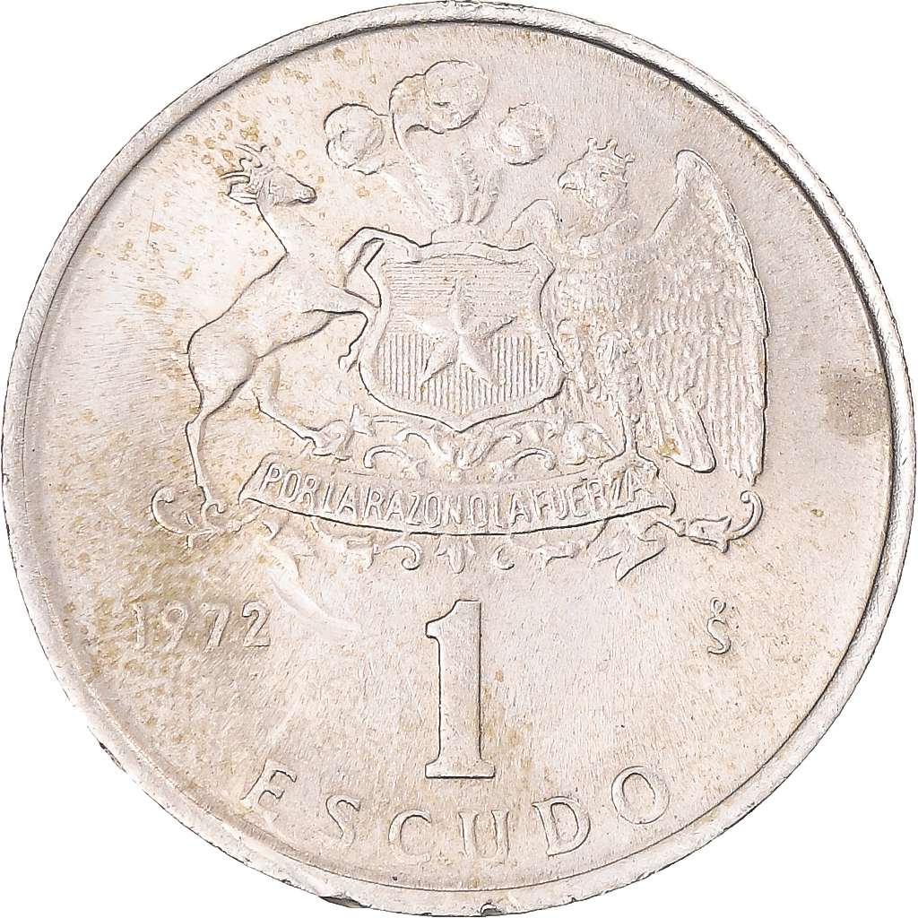 Coin, Chile, Escudo, 1972