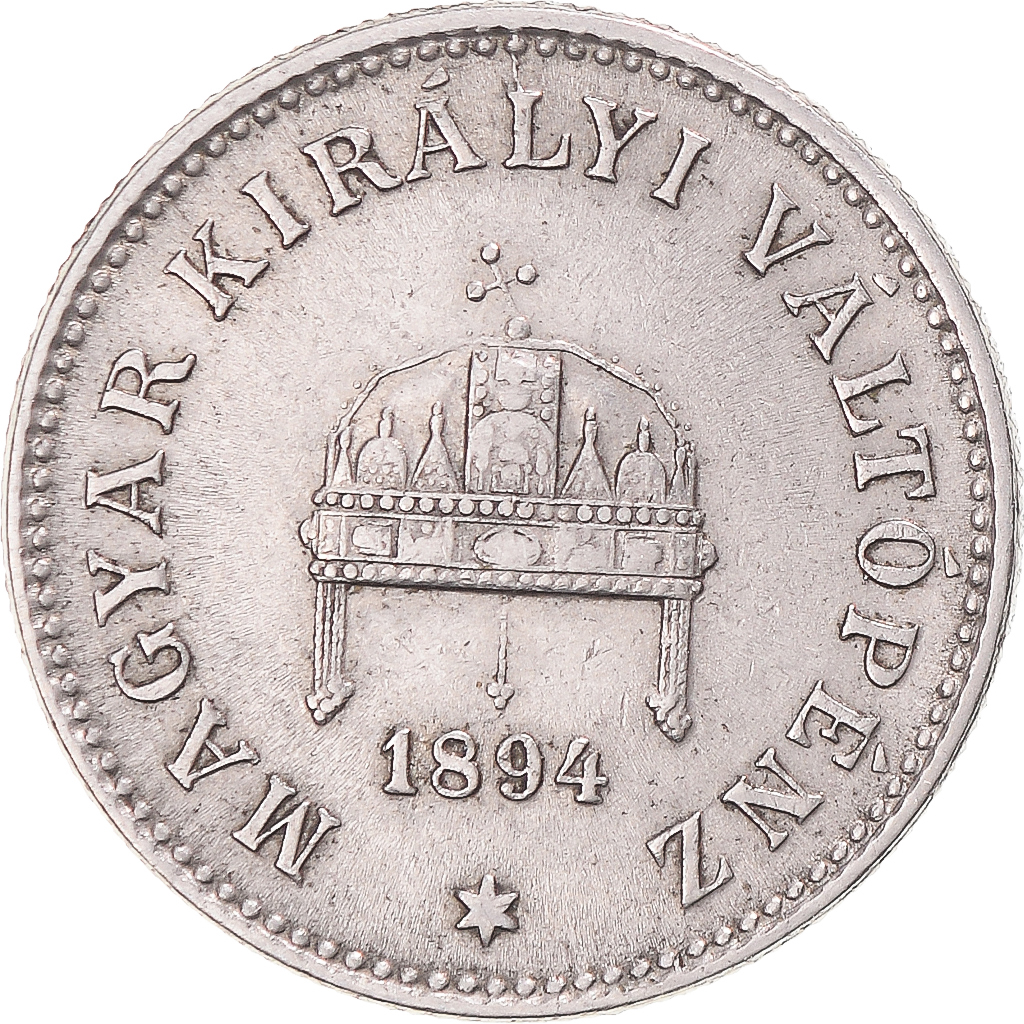 Coin, Hungary, 20 Fillér, 1894