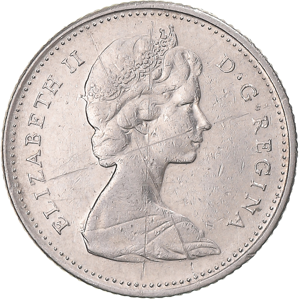 Coin, Canada, 10 Cents, 1972