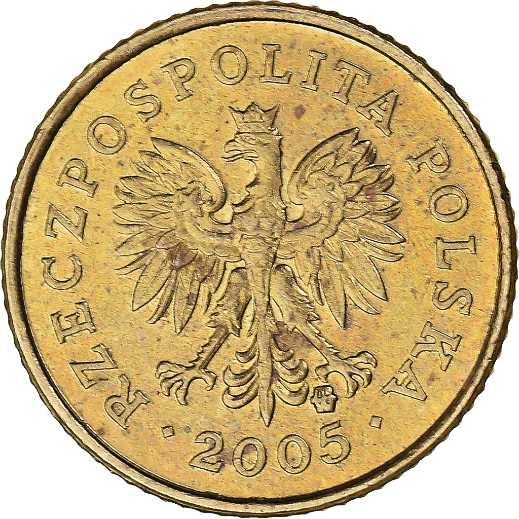 Coin, Poland, Grosz, 2005