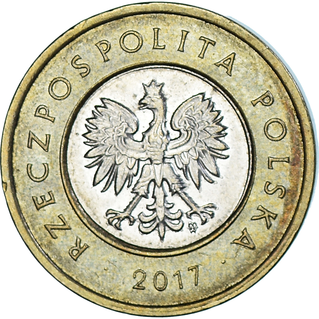 Moneta, Polonia, 2 Zlote, 2017