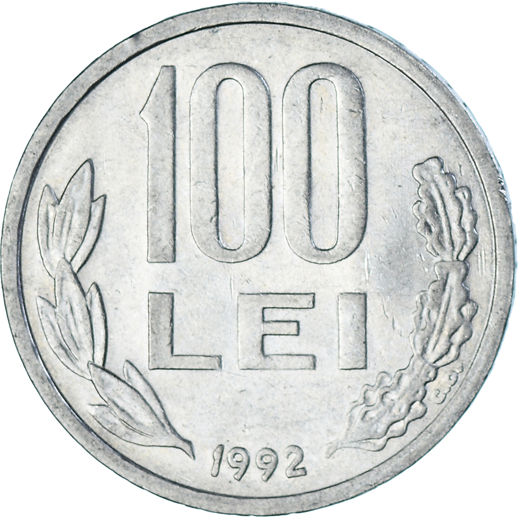 Coin, Romania, 100 Lei, 1992