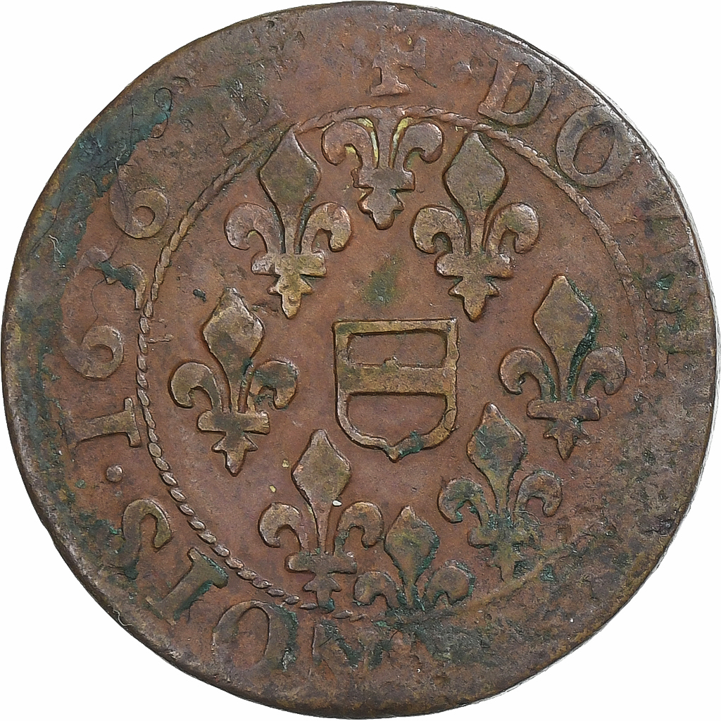 Principality of Boisbelle-Henrichemont, Double Tournois, 1636, Henrichemont