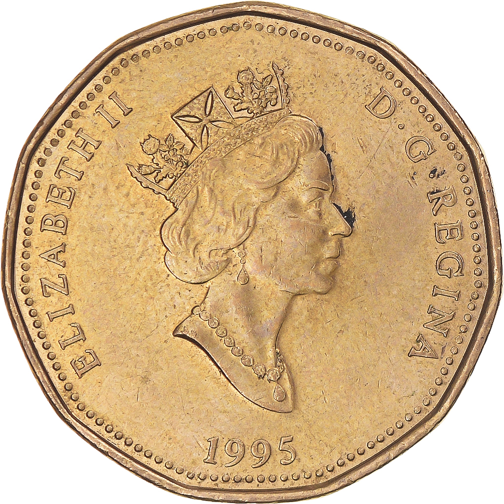 Coin, Canada, Dollar, 1995