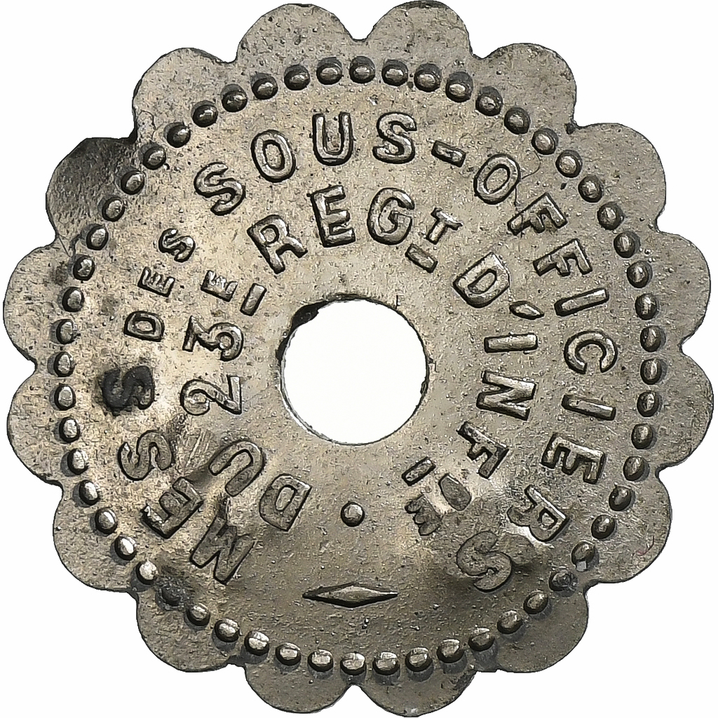 France, Bourg-en-Bresse, 25 Centimes, , Aluminium