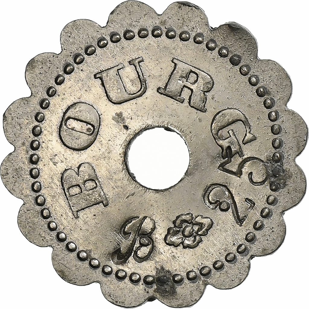 France, Bourg-en-Bresse, 25 Centimes, , Aluminium