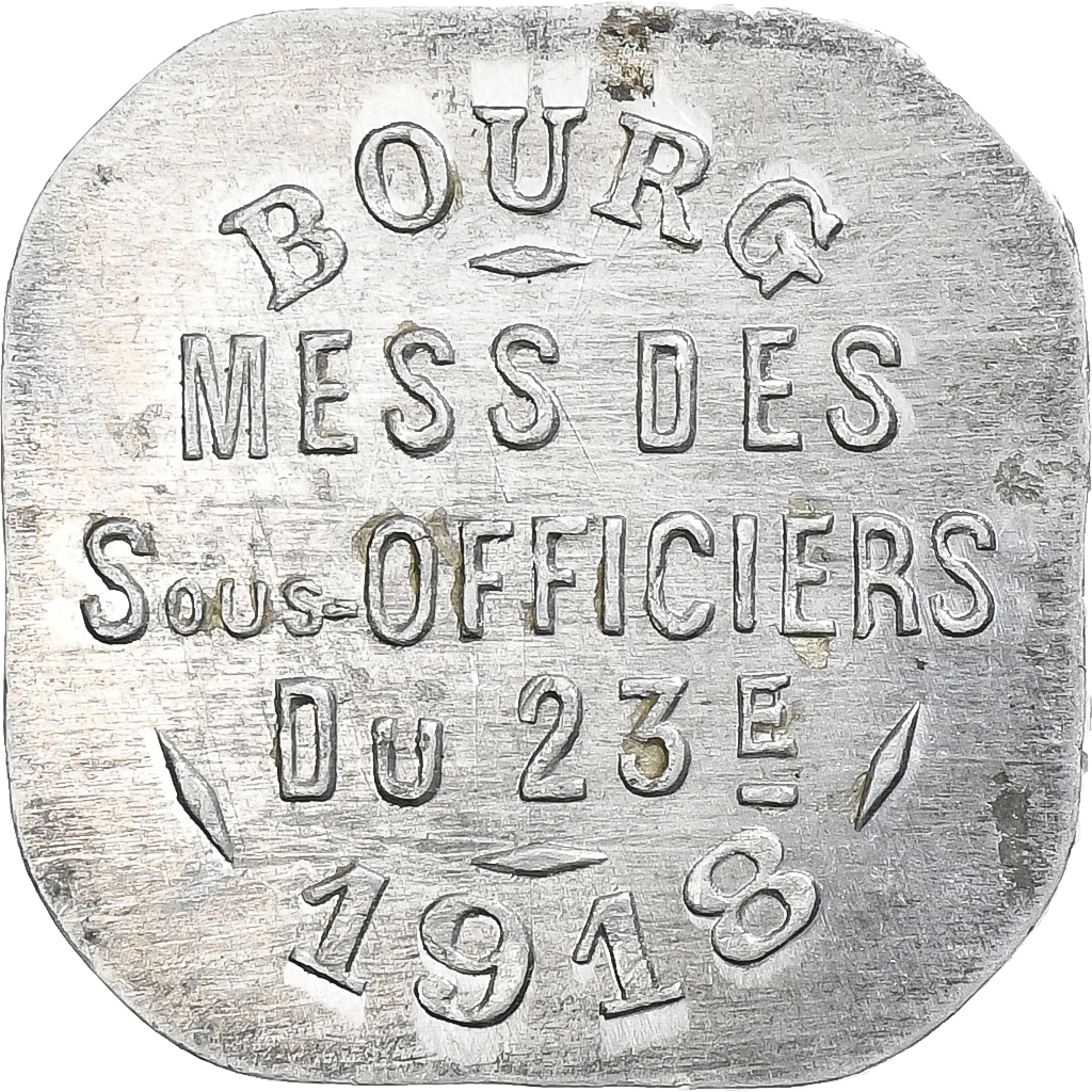 France, Bourg-en-Bresse, 20 Centimes, 1918, , Aluminium