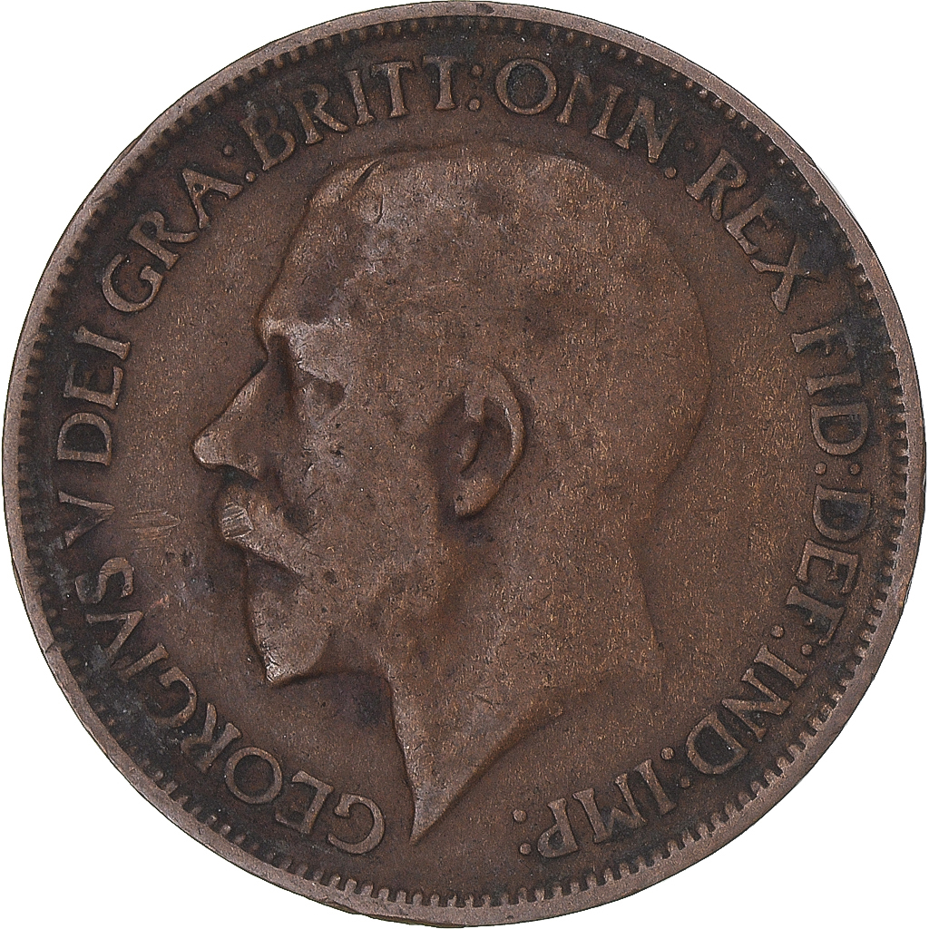 Coin, Great Britain, 1/2 Penny, 1913