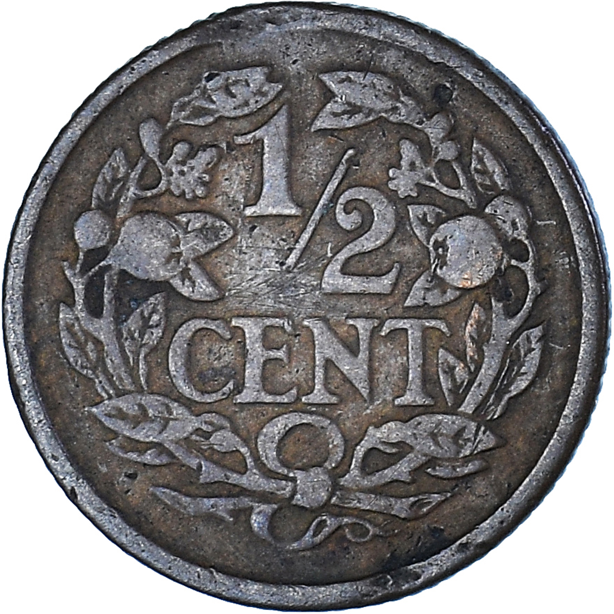 Coin, Netherlands, 1/2 Cent, 1911