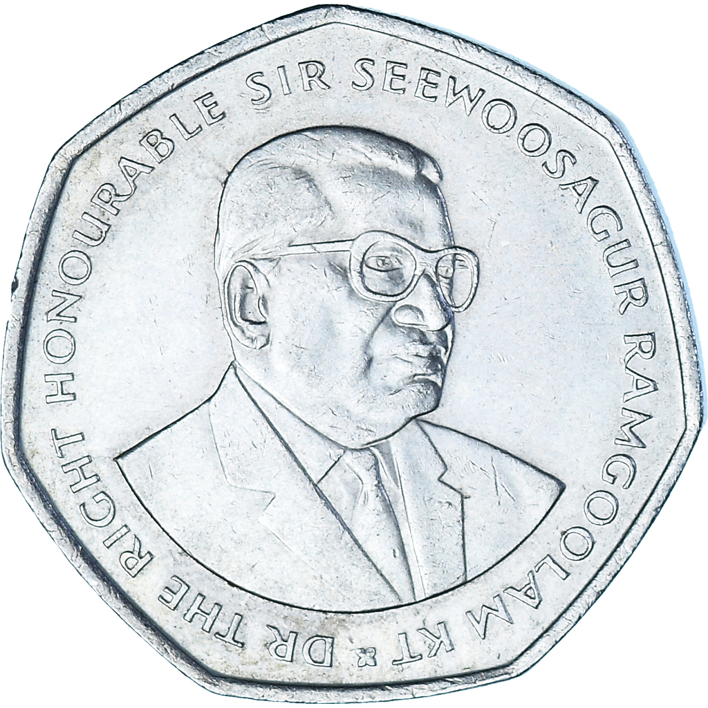 Coin, Mauritius, 10 Rupees, 1997