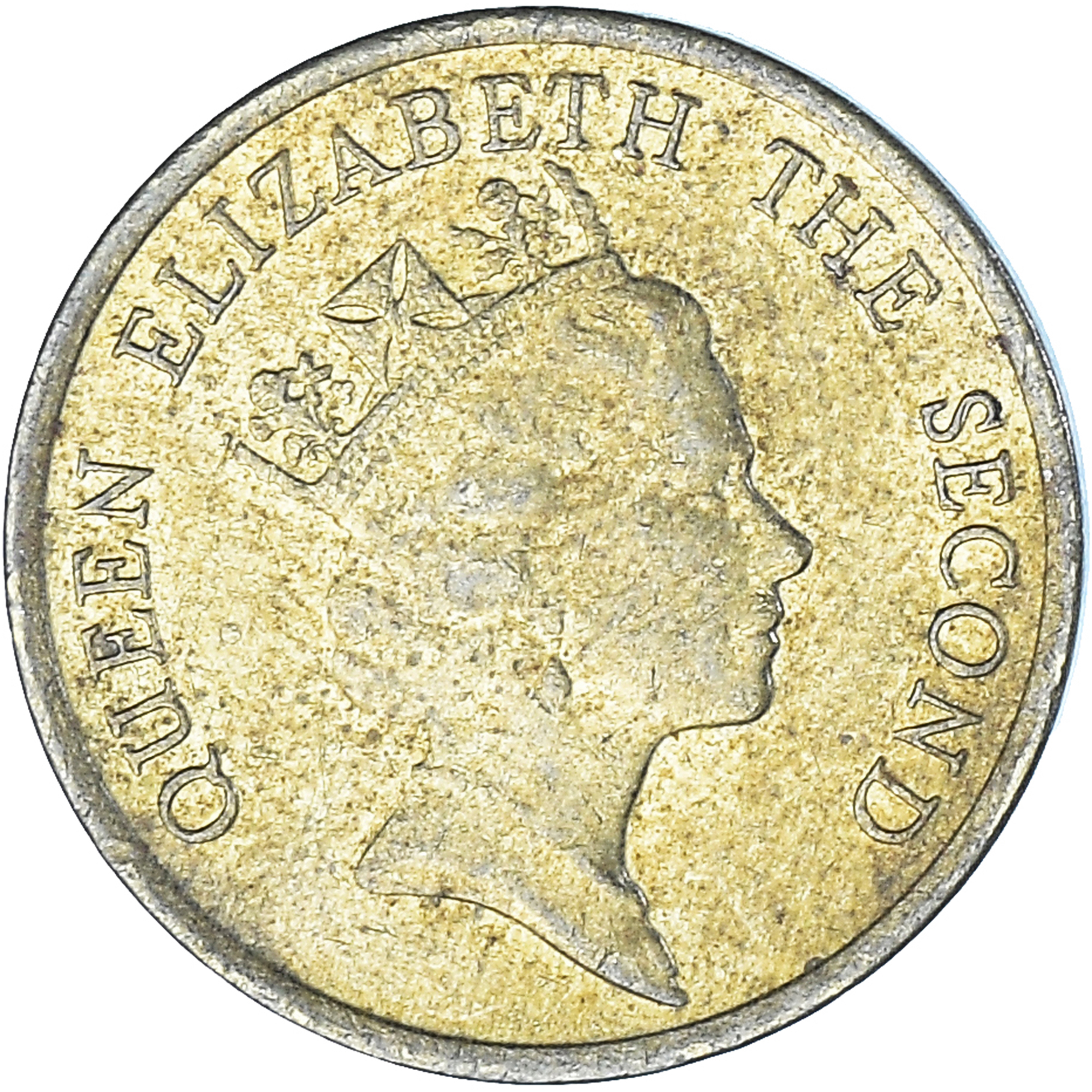 Coin, Hong Kong, 10 Cents, 1989