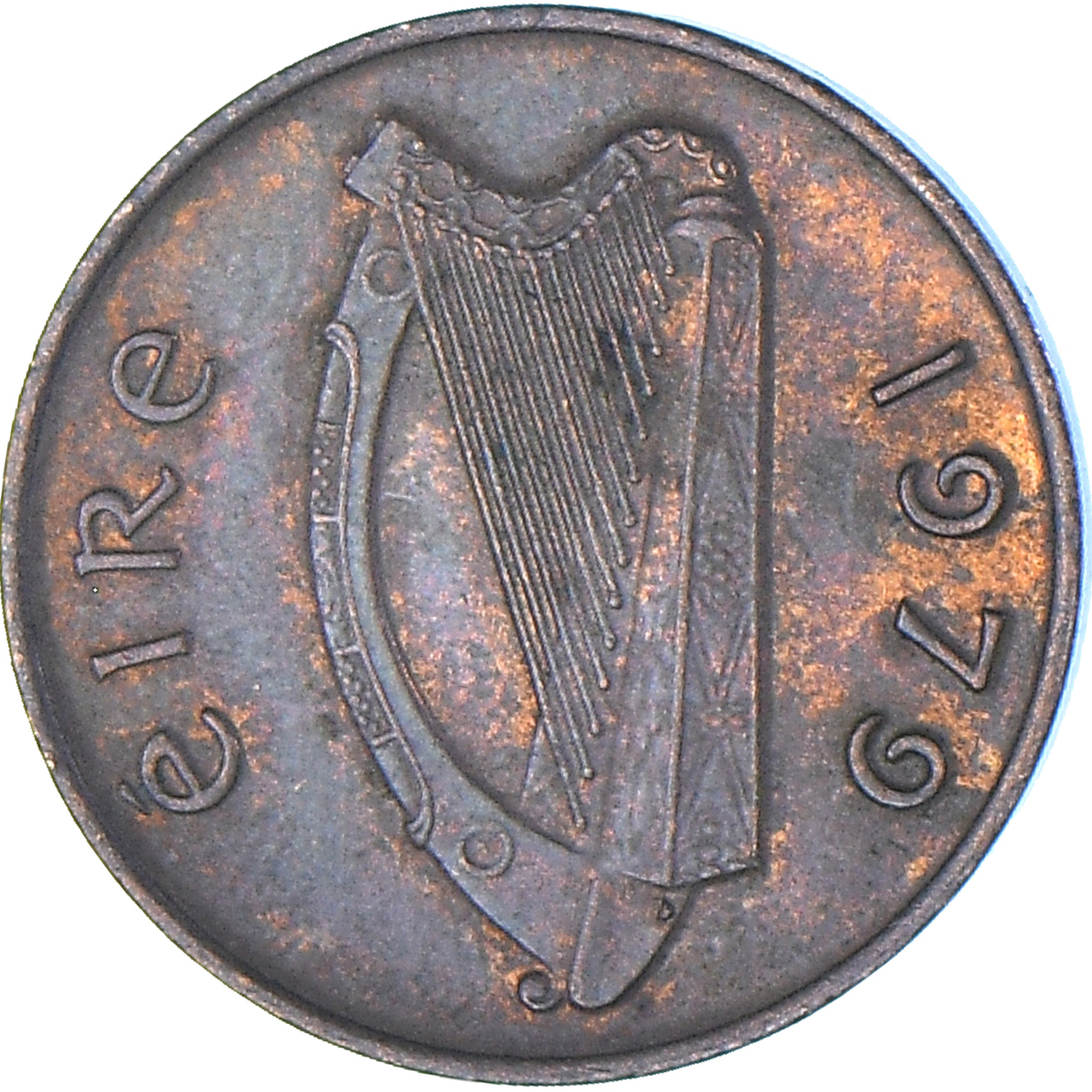 Coin, Ireland, Penny, 1979