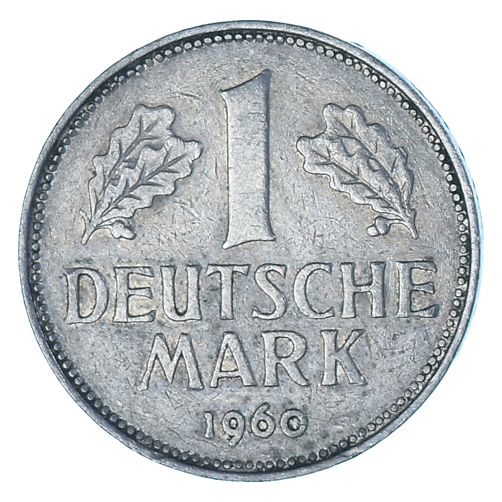 Coin, Germany, Mark, 1960